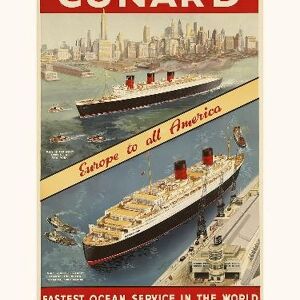 Cunard New-York - 30x40
