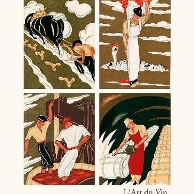Poster L'arte del vino