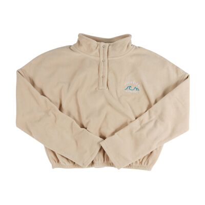 Cropped Fleece - Sand