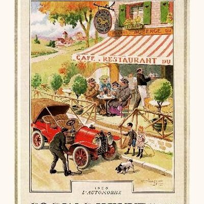 Cognac Hennessy The automobile - 24x30