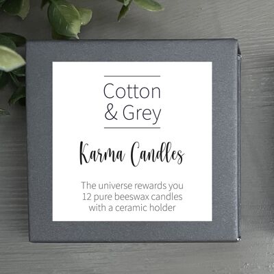 Karma Candles With Ceramic Holder
