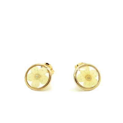 Natural plum blossom earrings | Floral earrings | Floral jewelry | 14k gold filled