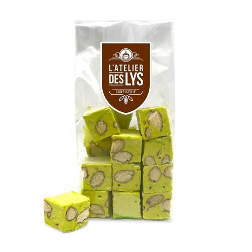 Nougat tendre à la pistache