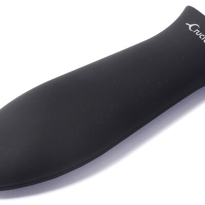 Silicone Hot Handle Holder, Potholder (Large Black) for Cast Iron Skillets, Pans, Frying Pans & Griddles