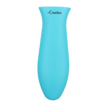 Support de poignée chauffante en silicone, manique (petite turquoise) pour poêles, poêles, poêles à frire et plaques chauffantes en fonte 2