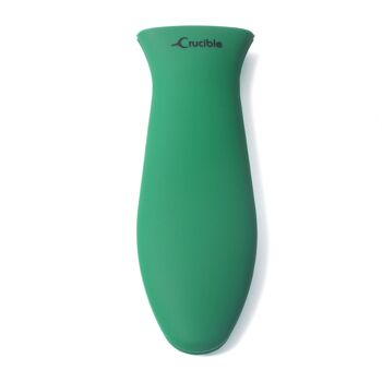 Support de poignée chauffante en silicone, manique (petit vert) pour poêles, poêles, poêles à frire et plaques chauffantes en fonte 2