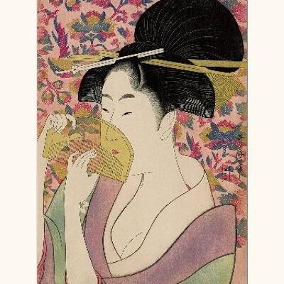 Utamaro Il pettine - 40x50