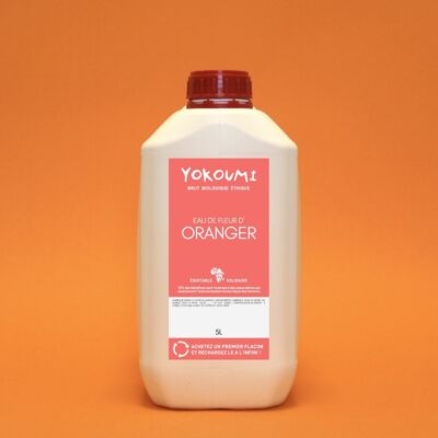 Acqua biologica di fiori d'arancio sfuso | 5 litri