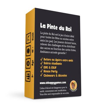 Achat La Pinte du Roi - Le Jeu Apéro Qui va Vous Rendre royalement