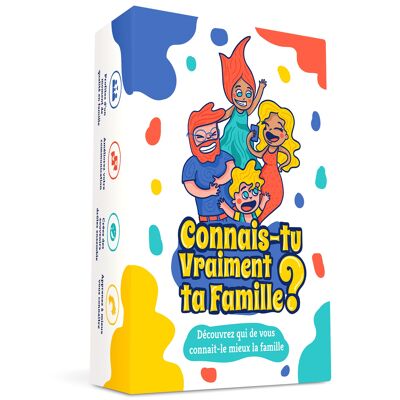 Do You Really Know Your Family? The Crazy Family Game Full of riddles, quizzes and challenges to find out who knows the family best - board game