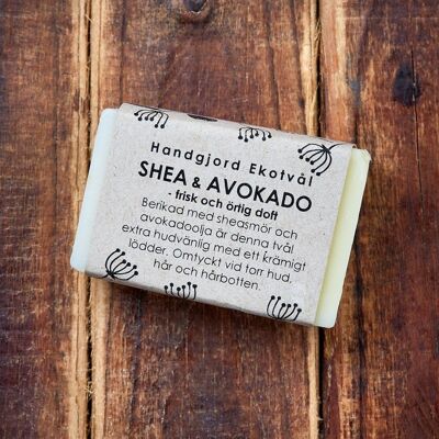 Jabón ecológico Shea & Avocado - aroma de hierbas frescas 40 g