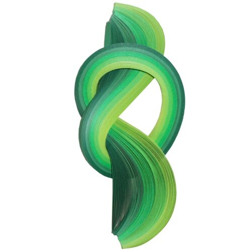 Quilling Strips Green 6 mm/ 50 cm 100 pcs.