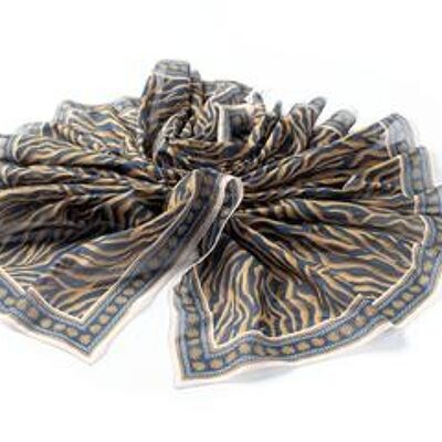 Traveler Scarf Amina Navy & Spice