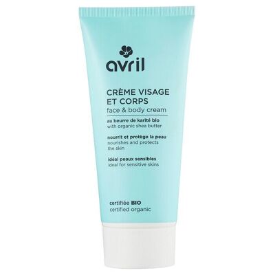 Crème visage & corps 200 ml - Certifiée bio