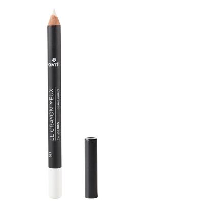 White Lunaire eye pencil Certified organic