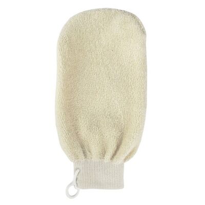 Cleansing glove In organic cotton