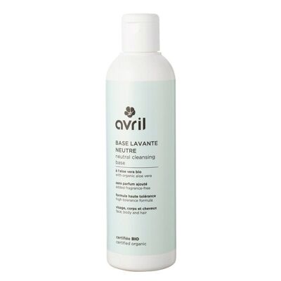 Neutral cleansing base 240ml - Certified organic