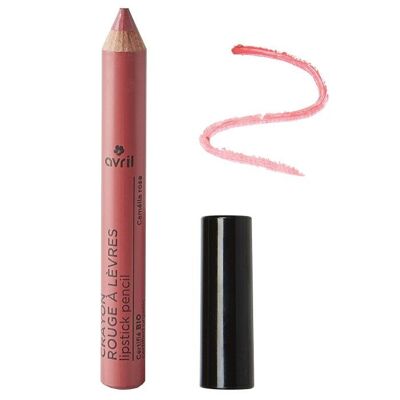 Crayon rouge à lèvres Camélia rose Certifié bio