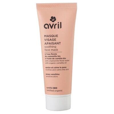 Masque visage apaisant 50 ml - Certifié bio