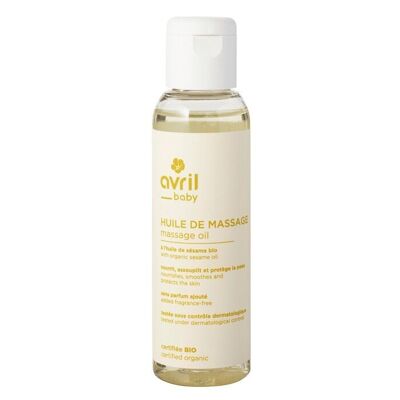 Baby massage oil 100 ml - Certified organic