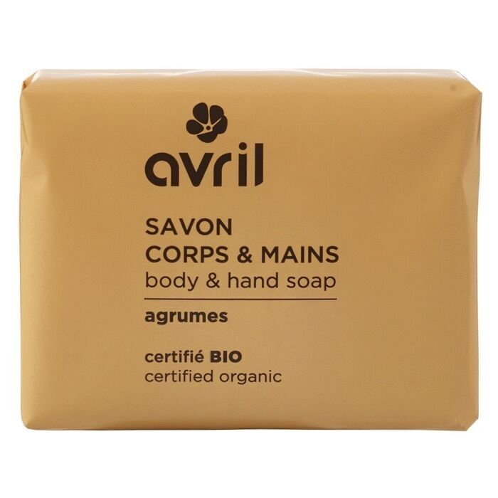 Savon corps & mains Agrumes 100g - Certifié bio