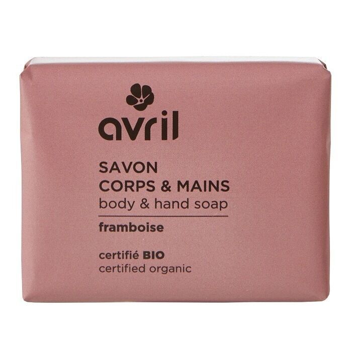 Savon corps & mains Framboise 100g - Certifié bio