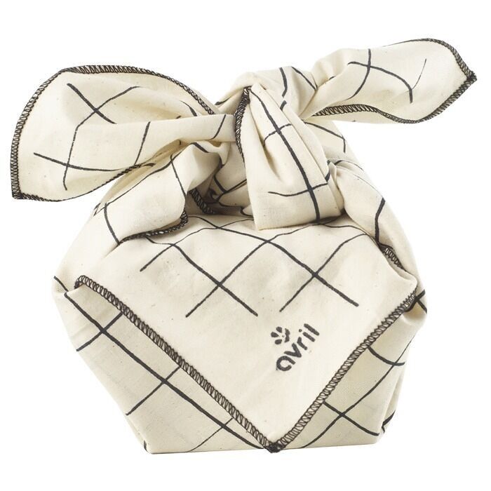 Furoshiki Carreaux 52 x 52 cm Coton bio