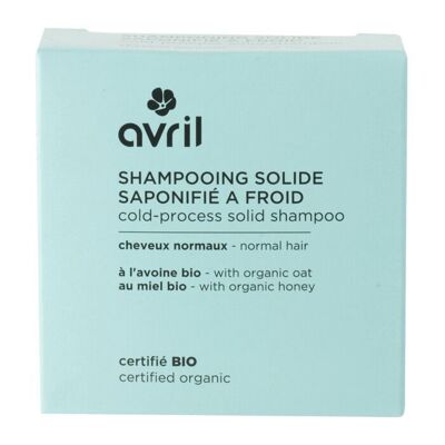 Cold saponified solid shampoo Normal hair 100g - Certified organic