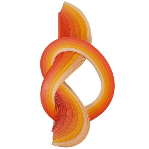 Quilling Strips Orange 4 mm/ 50 cm 100 pcs.