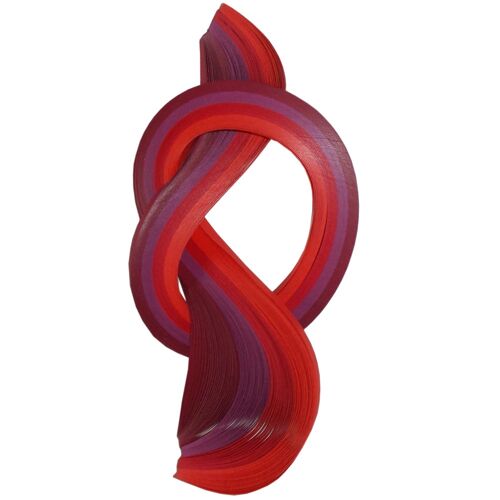 Quilling Strips Red 4 mm/ 50 cm 100 pcs.
