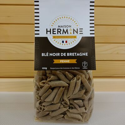 Penne buckwheat flour from Brittany IGP 250 g