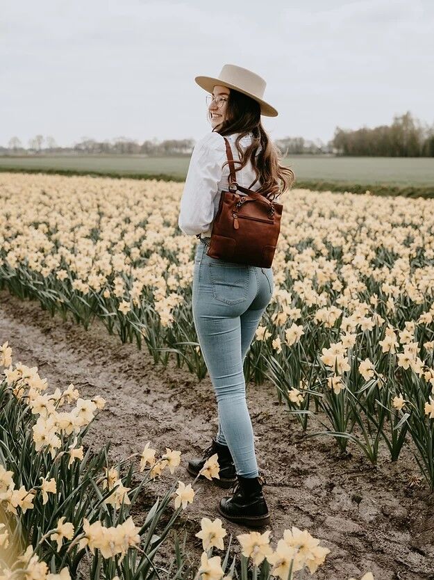 borsa a tracolla e zaino in uno - Borsa premium Leather Design