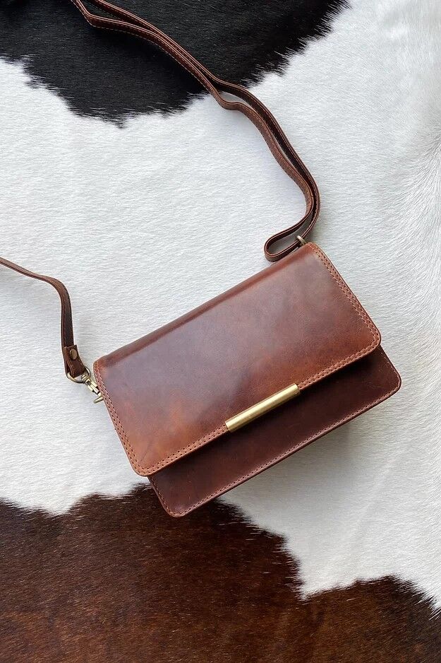 Borsa a tracolla classica LeatherDesign