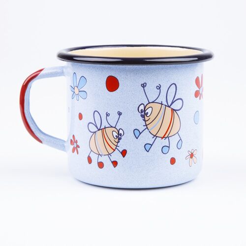 0.35 l Enamel Bee Mug | FUN