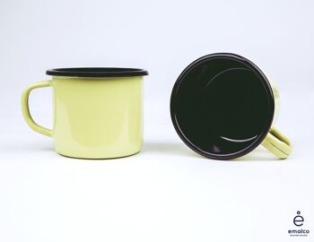 Tasse à café rouge corail de 12 oz | Plaine B. 16