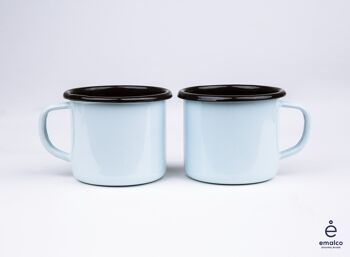 Tasse à café rouge corail de 12 oz | Plaine B. 23