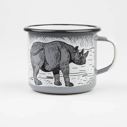 17 oz Black Rhino Coffee Mug THE BIG 5 OF AFRICA