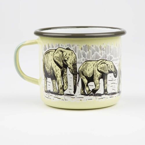 17 oz African Elephant Coffee Mug THE BIG 5 OF AFRICA