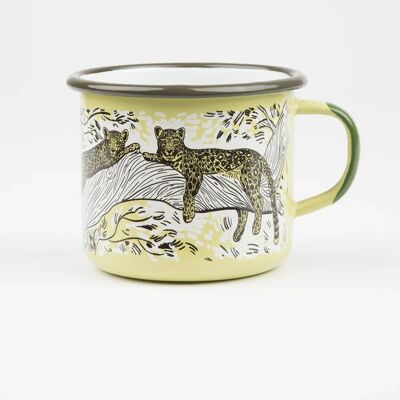 Taza de café de leopardo de 17 oz LOS 5 GRANDES DE ÁFRICA