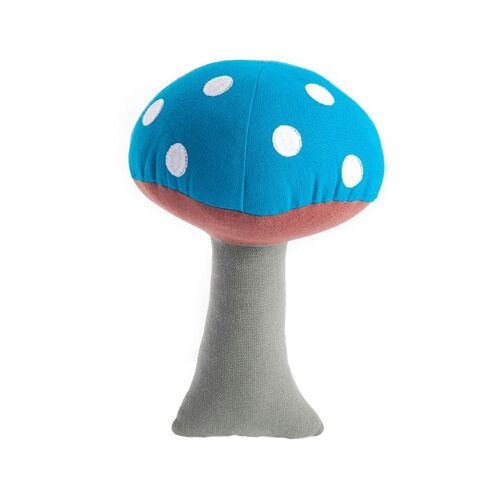 Blue Mushroom Rattle