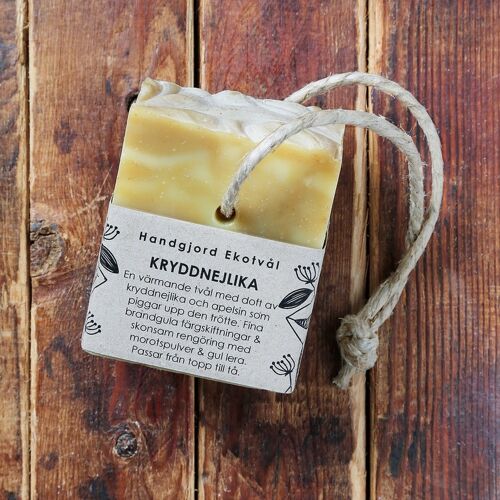 Eco Soap Clove 170g on hemp rope