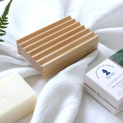 Soap holder - Rivage - (made in France) in solid larch wood