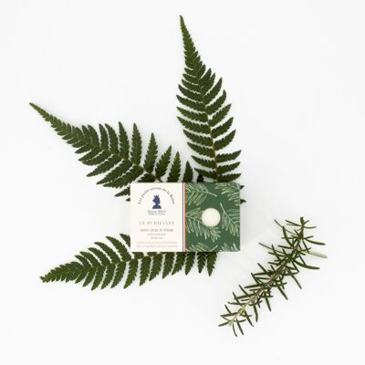 Jabón - Le purifiant - Aceite esencial de Tea Tree - (hecho en Francia) 100% natural