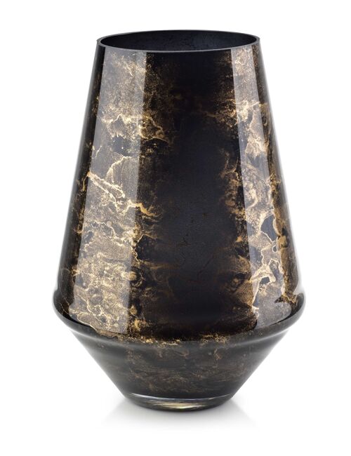 CRISTIE DIAMENT Vase Black marble h27cm