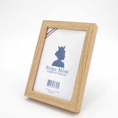 Photo frame - Versant 10x15 cm - (made in France) in Oak wood and anti-UV acrylic window