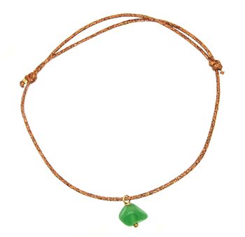 Bracelet Ancrage Agate | bracelet énergétique | bracelet en pierre | bijou de lithothérapie | or gold filled 14k 3