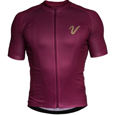 La camiseta V – ciruela roja