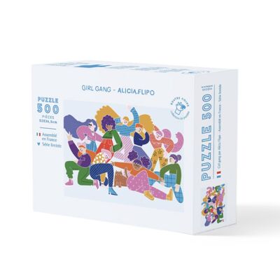 Girl Gang Jigsaw Puzzle by Alicia Flipo - 500 Pieces