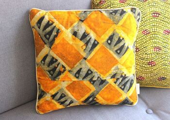 Housse de coussin en Wax 2