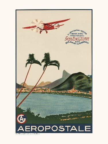 Poster aereopostale / Una linea rapida e sicura A568